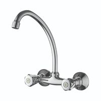 Sink Mixer Wall Type Cosmo - Chrome
